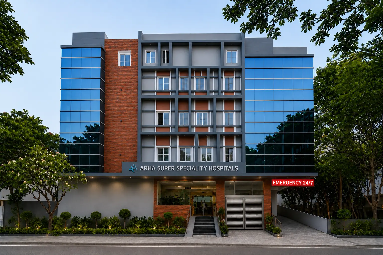 ARHA Super Speciality Hospitals building in Hosur